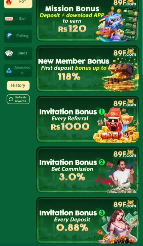 89F Game is best earning app
