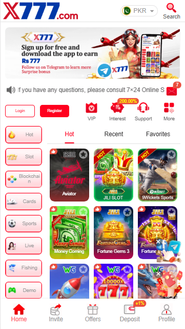 X777 Game is real earning app