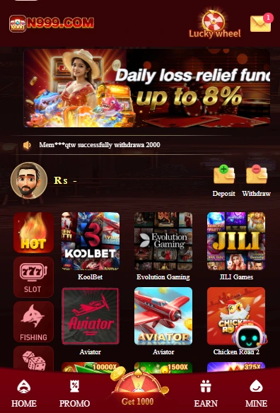 N999 Game real earning app in pakistan