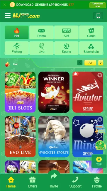 MJ77 Game is new earning app