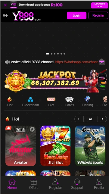 Y888 game is new best earning app