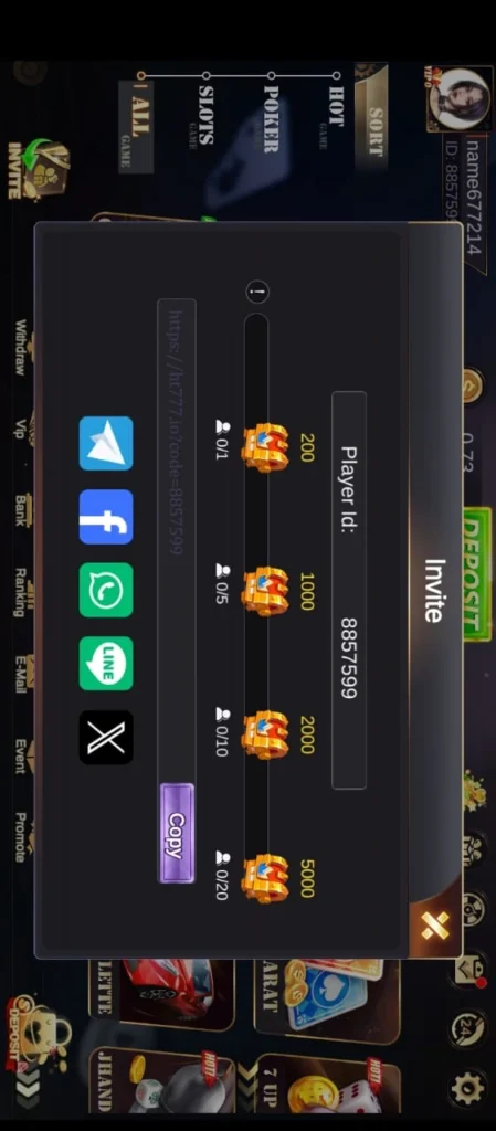HE777 Game is real earning platform